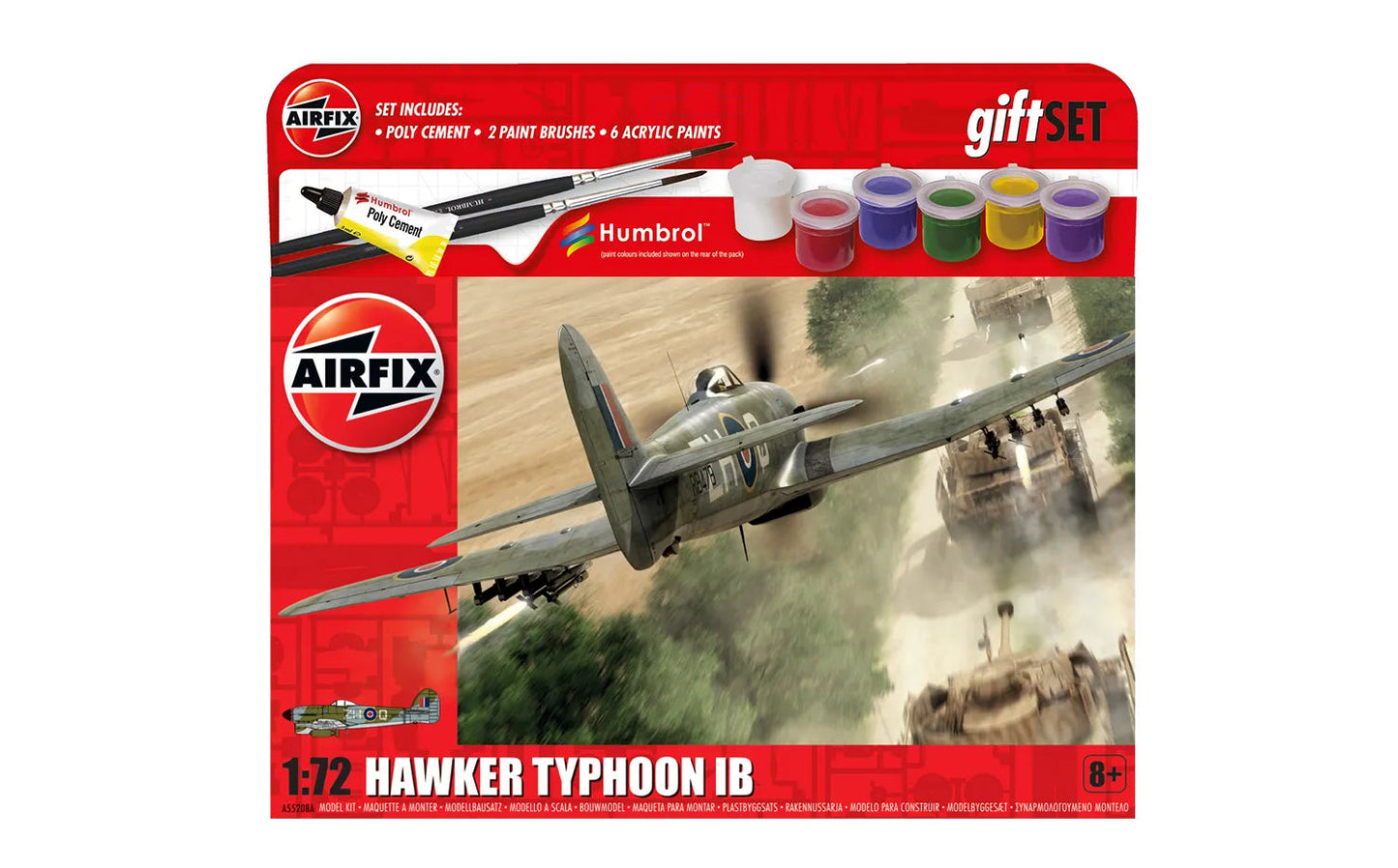 Airfix 1/72 Hawker Typhoon IB Gift Set Airfix