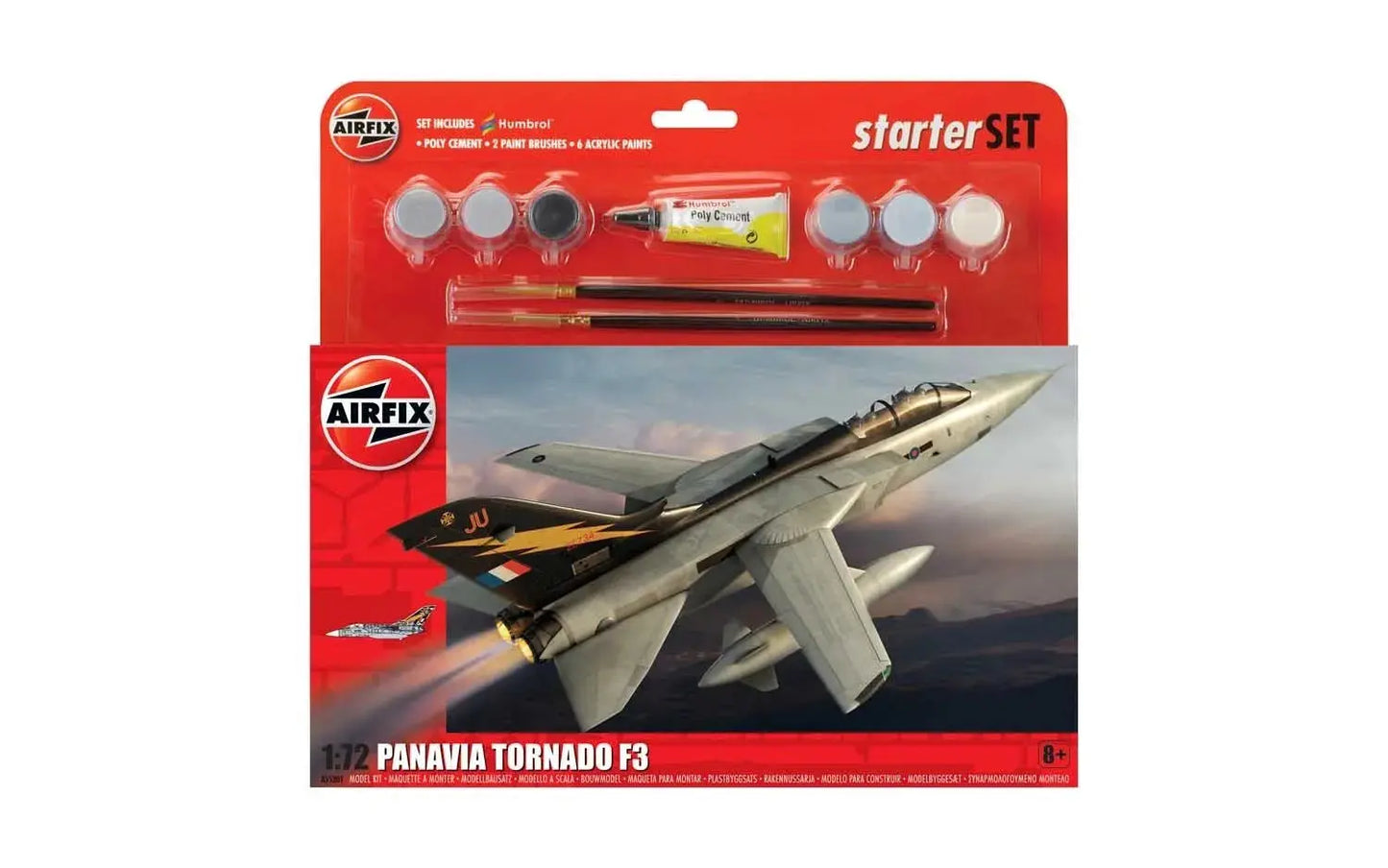 Airfix 1/72 Panavia Tornado F3 Starter Set Airfix