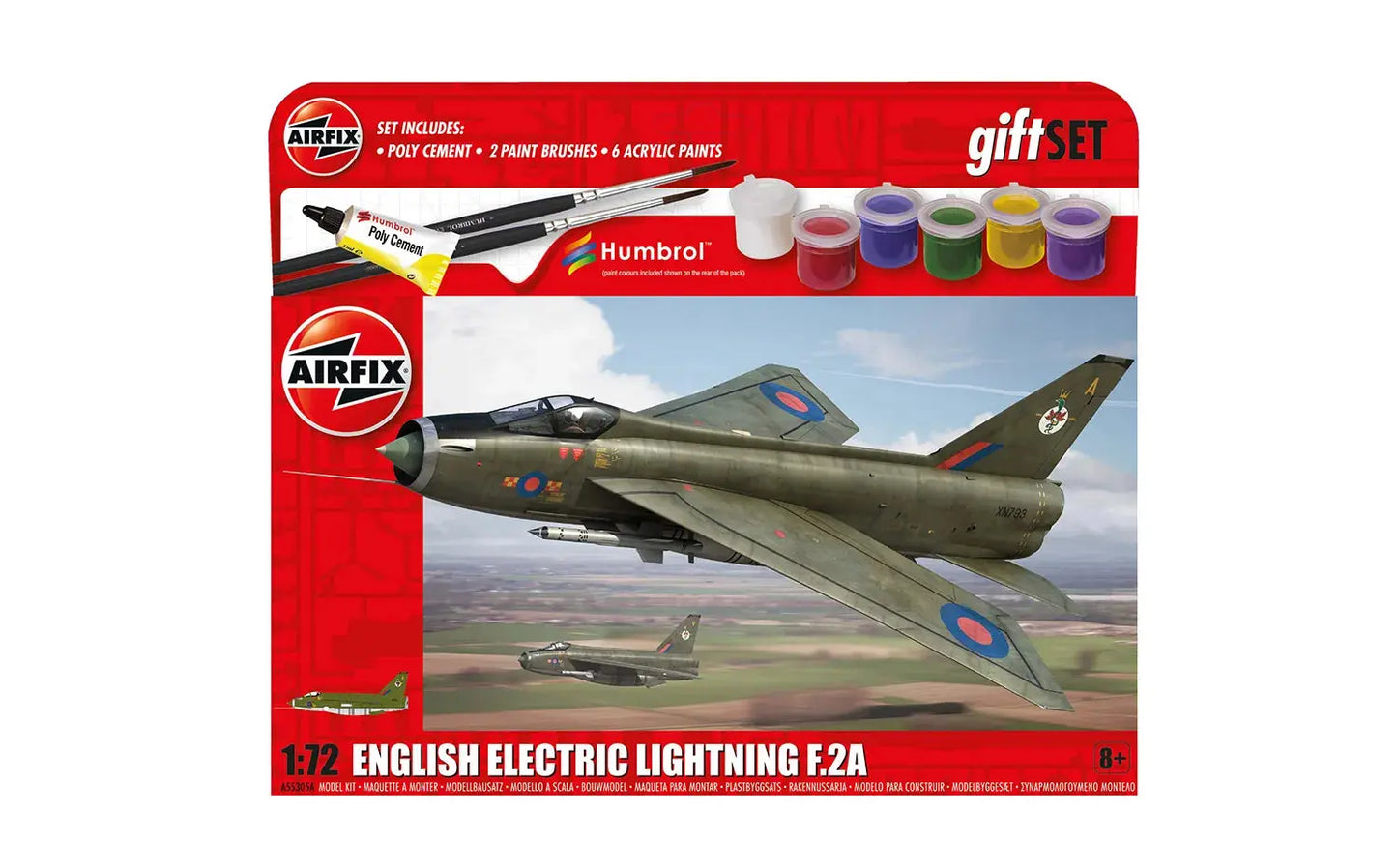 Airfix 1/72 English Electric Lightning F.2A Gift Set Airfix