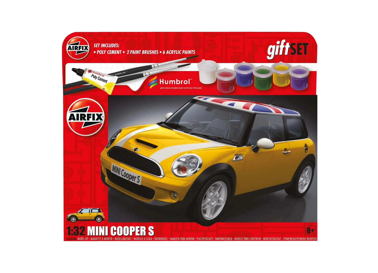 Airfix 1/32 Mini Cooper S Gift Set Airfix