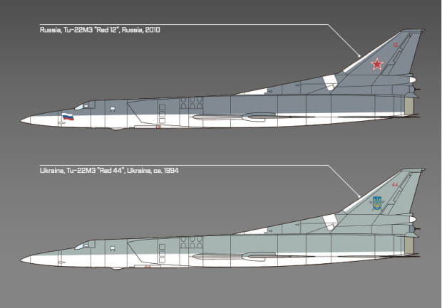Academy 1/144 Russian Airforce Tu-22M3 Backfire C Plastic Model Kit