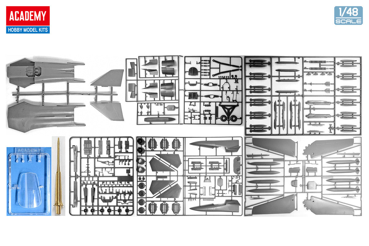 Academy 1/48 USAF F-111A Aardvark "Vietnam War" Plastic Model Kit Academy