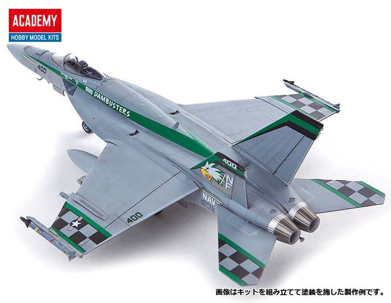 Academy 1/72 USN F/A-18E "VFA-195 Chippy Ho" Plastic Model Kit Academy