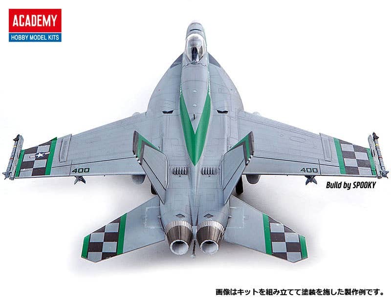 Academy 1/72 USN F/A-18E "VFA-195 Chippy Ho" Plastic Model Kit Academy