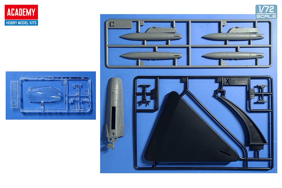 Academy 1/72 ROKAF KF-21 "Boramae" Snap Fit Plastic Model Kit Academy