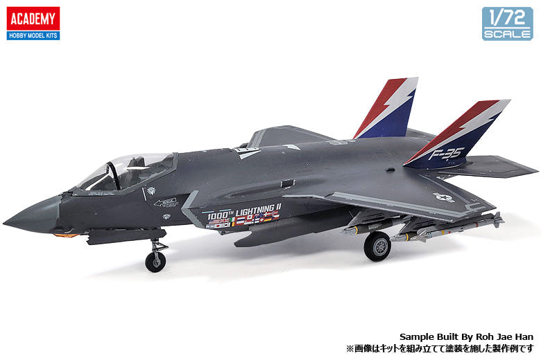 Academy 1/72 F-35A Lightning II "1000th" Plastic Model Kit Academy