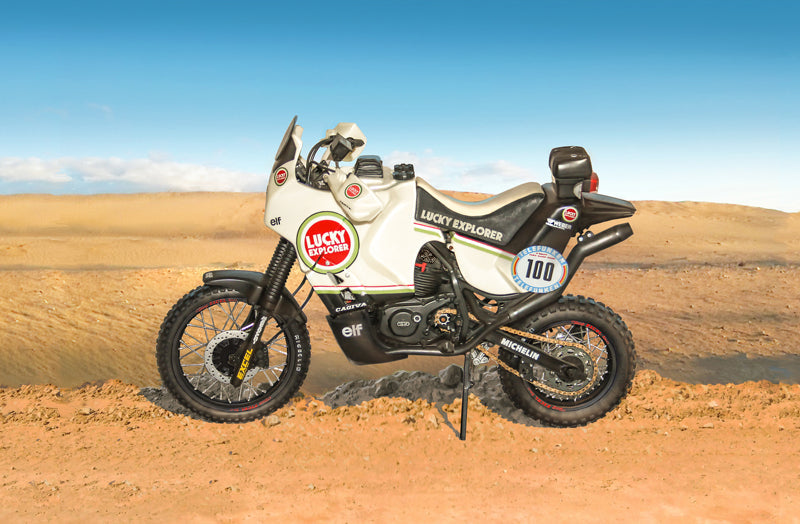 Italeri 1/9 Cagiva Elefant 850 Paris-Dakar 1987 Plastic Model Kit Italeri