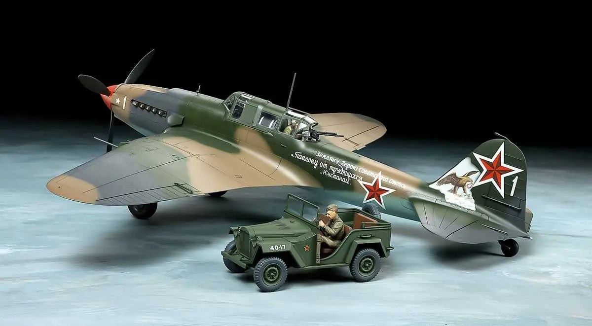Tamiya 1/48 IL-2 Shturmovik & GAZ-67B set Tamiya