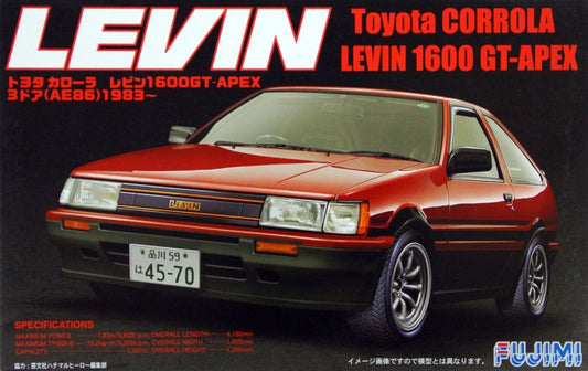 Fujimi 1/24 Toyota AE86 Levin '83 (ID-9) Plastic Model Kit