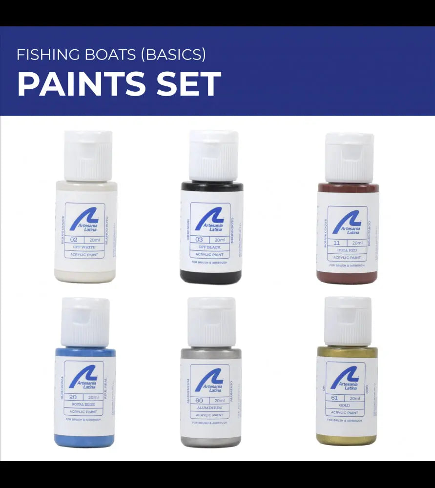 Artesania Paint Set for Ship Model #20100 Mare Nostrum Artesania Latina