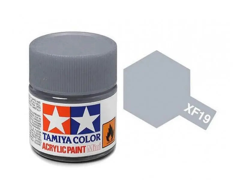 Tamiya Color Acrylic Paint XF-19 Sky Grey 10ml Tamiya