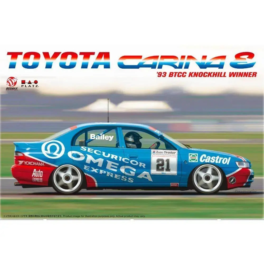 Beemax 1/24 Toyota Carina ST191 BTCC 1993 Omega Plastic Model Kit Beemax
