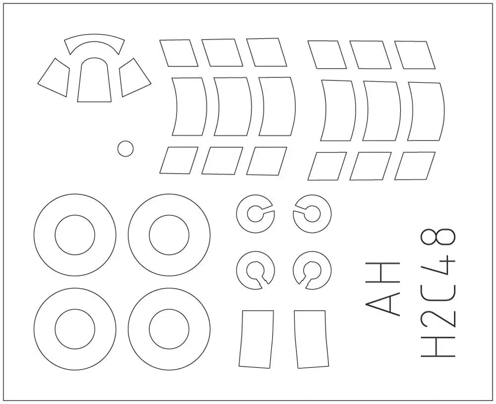 Arma Hobby 1:48 Hawker Hurricane Mk.IIc Trop Plastic Model Kit Arma Hobby