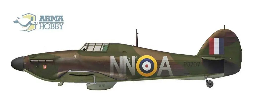 Arma Hobby 1:72 Hurricane Mk I Allied Squadrons Limited Edition Plastic Model Kit Arma Hobby