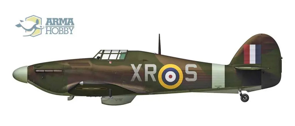 Arma Hobby 1:72 Hurricane Mk I Allied Squadrons Limited Edition Plastic Model Kit Arma Hobby