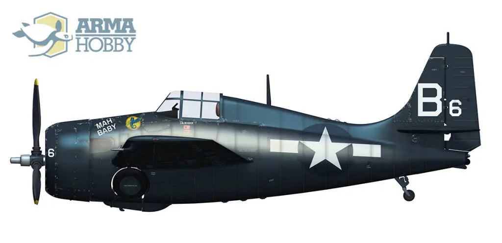 Arma Hobby 1:72 FM-2 Wildcat Expert Set Plastic Model Kit Arma Hobby
