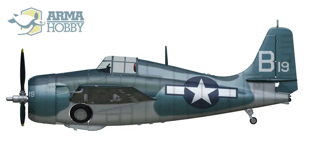 Arma Hobby 1:72 FM-2 Wildcat Expert Set Plastic Model Kit Arma Hobby