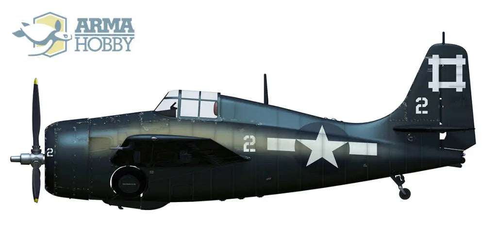 Arma Hobby 1:72 FM-2 Wildcat Expert Set Plastic Model Kit Arma Hobby