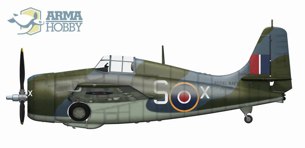 Arma Hobby 1:72 FM-2 Wildcat Expert Set Plastic Model Kit Arma Hobby