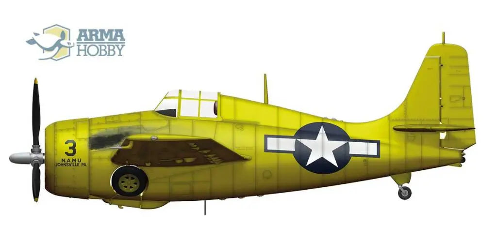 Arma Hobby 1:72 FM-2 Wildcat "Training Cats" Limited Edition Plastic Model Kit Arma Hobby