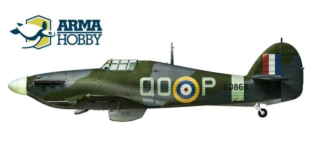 Arma Hobby 1:72 Hurricane Mk IIc Plastic Model Kit Arma Hobby