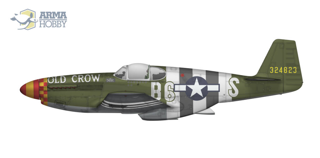 Arma Hobby 1:72 P-51B Mustang Plastic Model Kit