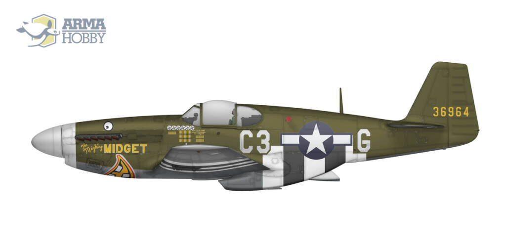 Arma Hobby 1:72 P-51B Mustang Plastic Model Kit