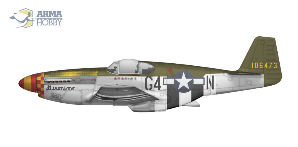 Arma Hobby 1:72 P-51B Mustang Plastic Model Kit