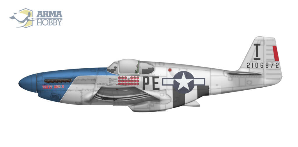 Arma Hobby 1:72 P-51B Mustang Plastic Model Kit