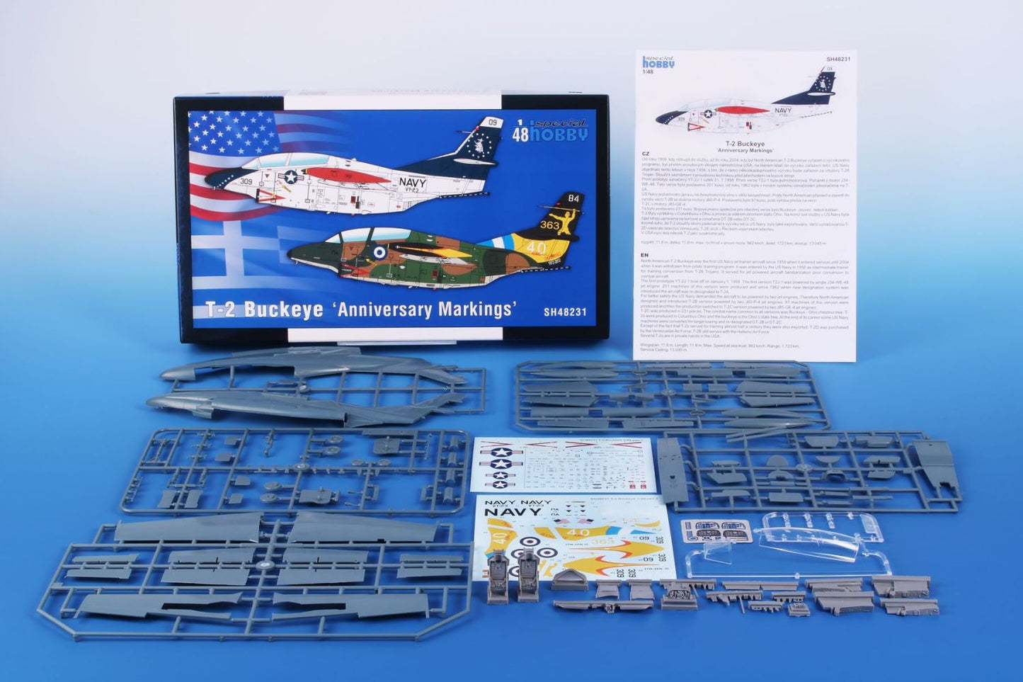 Special Hobby 1/48 T-2 Buckeye 'Anniversary Markings' Plastic Model Kit Special Hobby