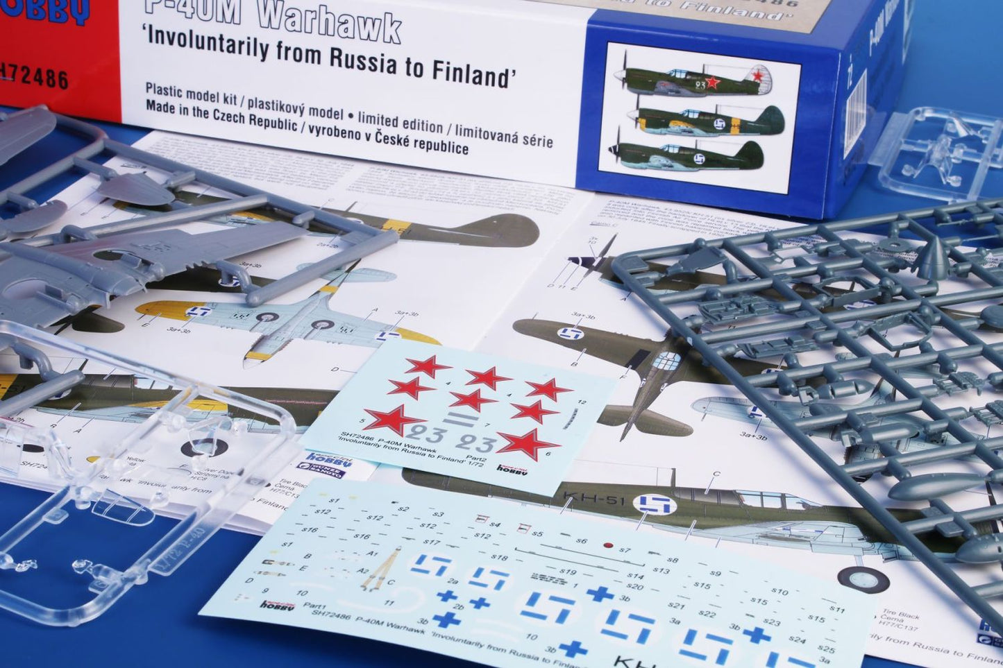 Special Hobby 1/72 P-40M Warhawk 'Involuntarily from Russia to Finland' Plastic Model Kit Special Hobby