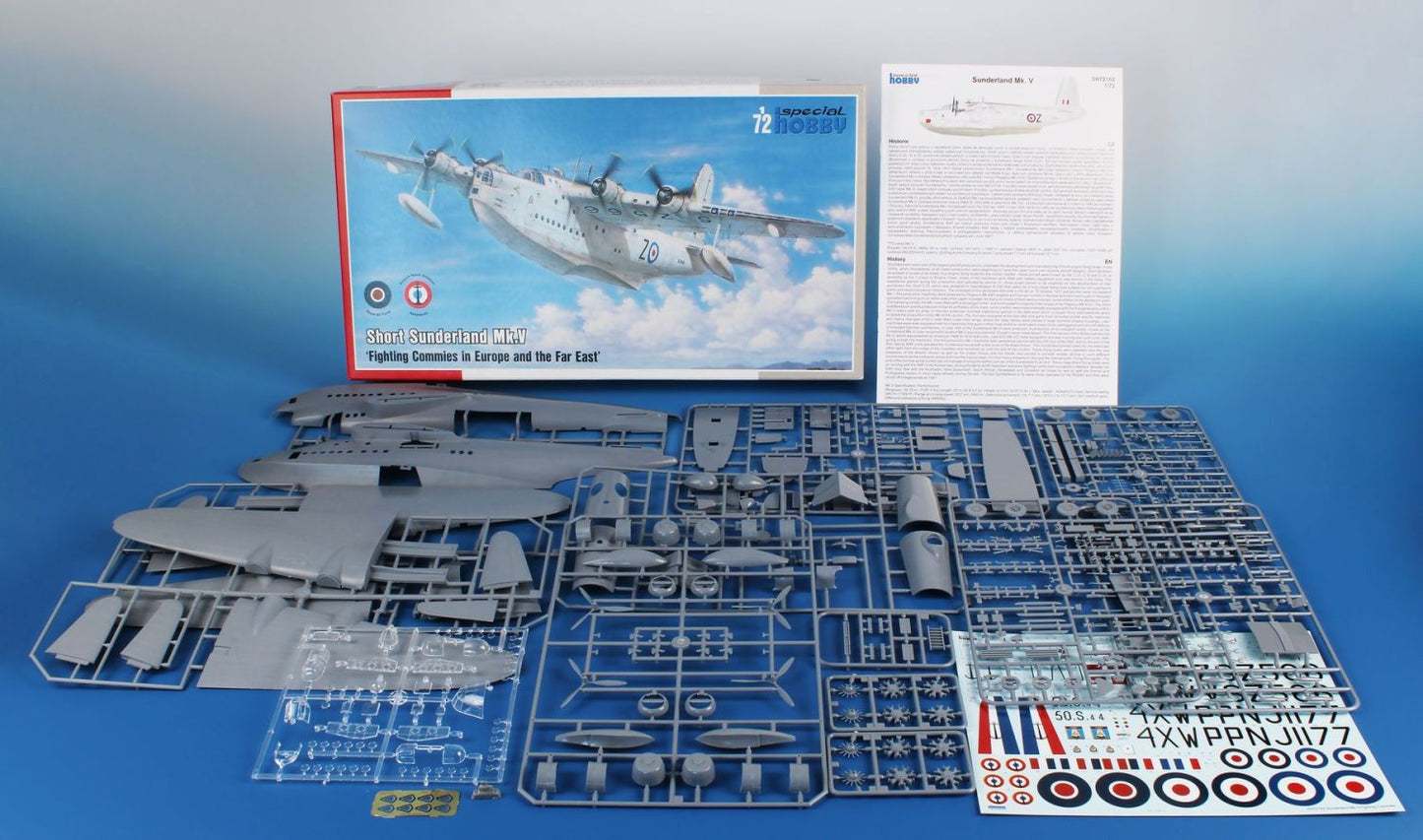 Special Hobby 1/72 Short Sunderland Mk.V 'Fighting Commies in Europe and the Far East' Plastic Model Kit Special Hobby