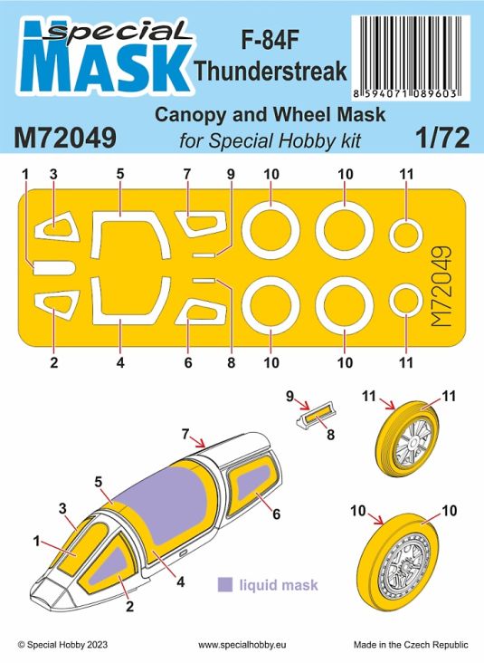 Special Hobby 1/72 F-84F Thunderstreak MASK Special Hobby