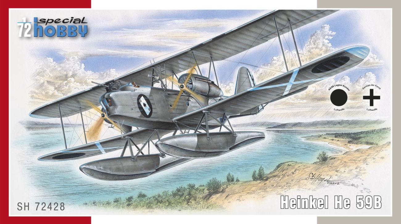 Special Hobby 1/72 Heinkel He 59B Plastic Model Kit Special Hobby