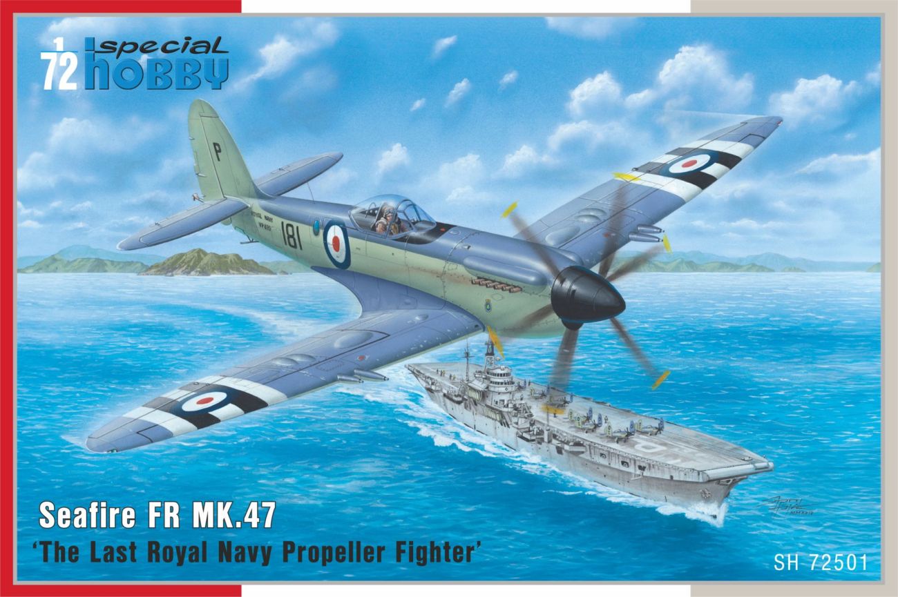Special Hobby 1/72 Seafire FR MK.47 'The Last Royal Navy Propeller Fighter' Plastic Model Kit Special Hobby