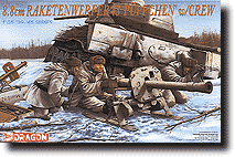 Dragon 1/35 8.8cm Raketenwerfer 43 (Puppchen) w/Crew Plastic Model Kit Dragon