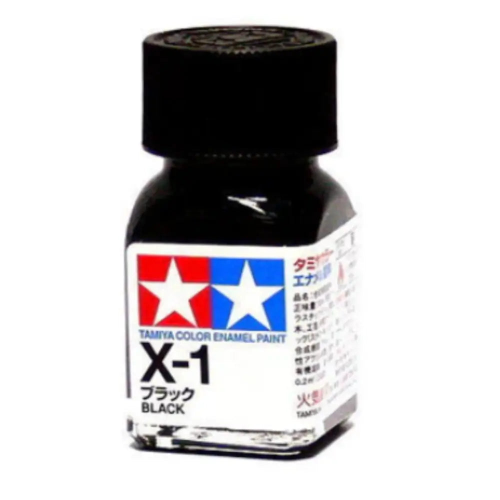 Tamiya Color Enamel Paint X-1 Gloss Black 10ml Tamiya