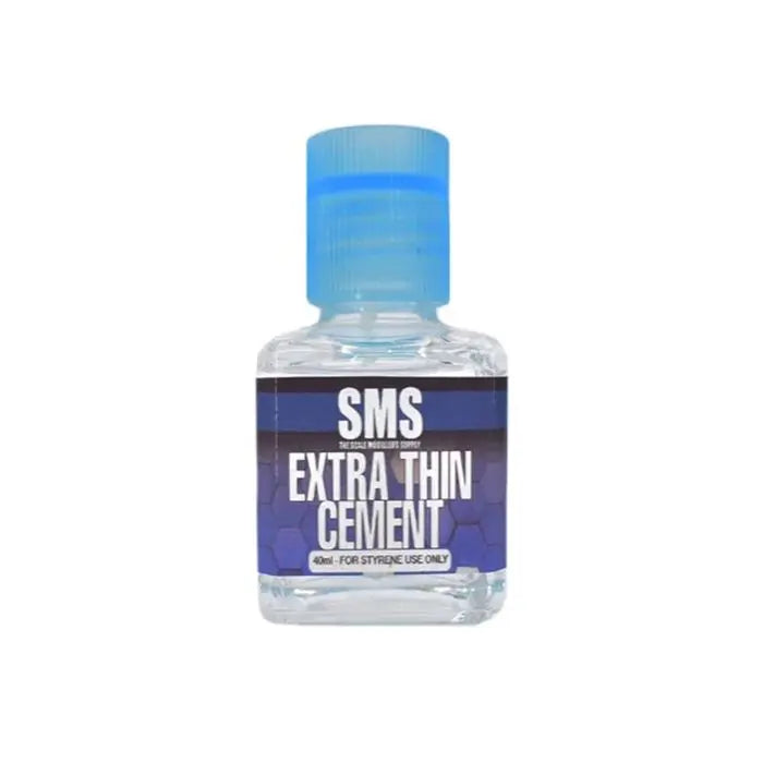 SMS Extra Thin Cement (Square Bottle) 40ml The Scale Modellers Supply