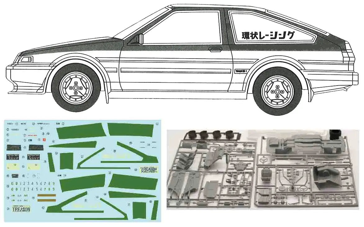 Fujimi 1/24 AE86 Trueno Mabo Edition (NT-2) Plastic Model Kit Fujimi