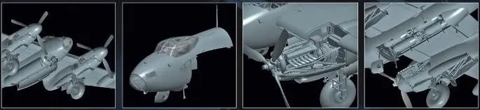 Hong Kong Models 1/32 Mosquito B. MK IX, XVI Plastic Model Kit HKM