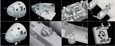 Hong Kong Models 1/32 B-17F Flying Fortress Plastic Model Kit HKM
