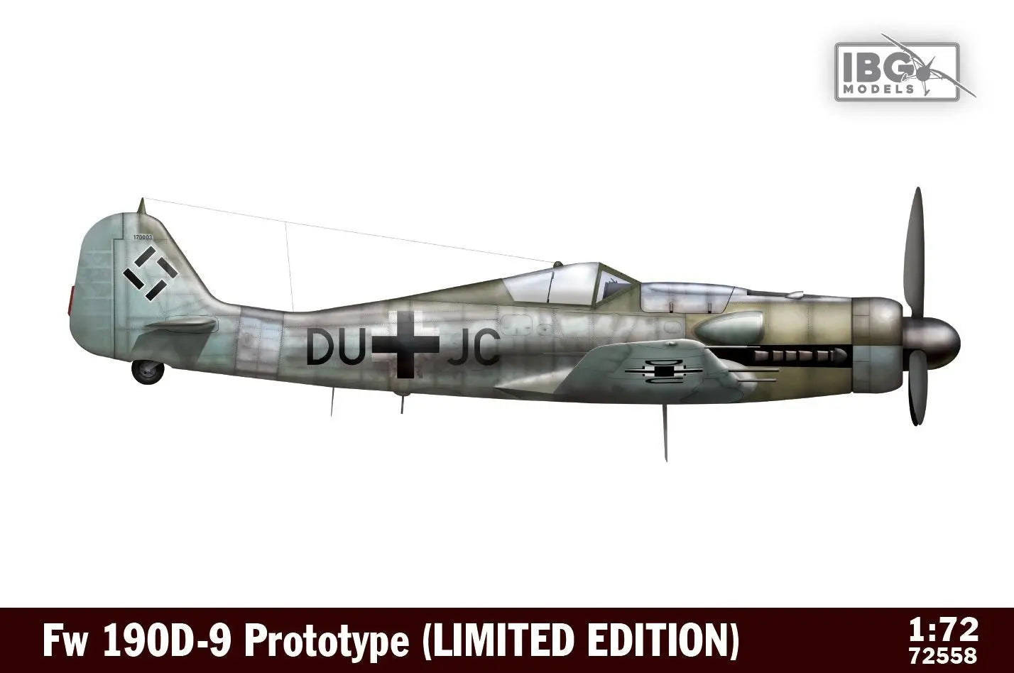 IBG 1/72 Fw 190D-9 Prototype Plastic Model Kit IBG Models