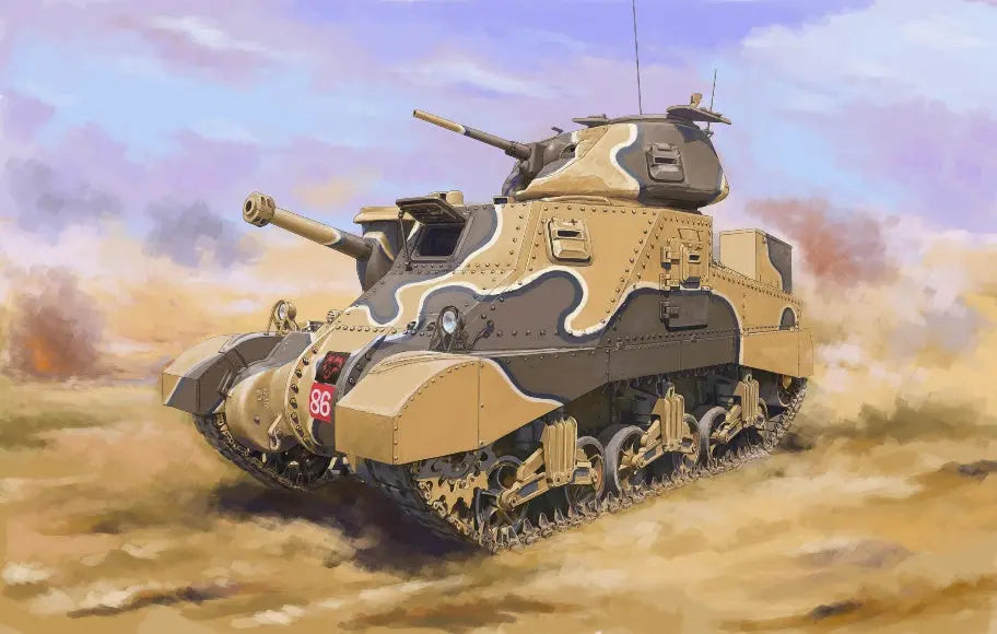 I Love Kit 1/35 M3 Grant Medium Tank Plastic Model Kit I Love Kit