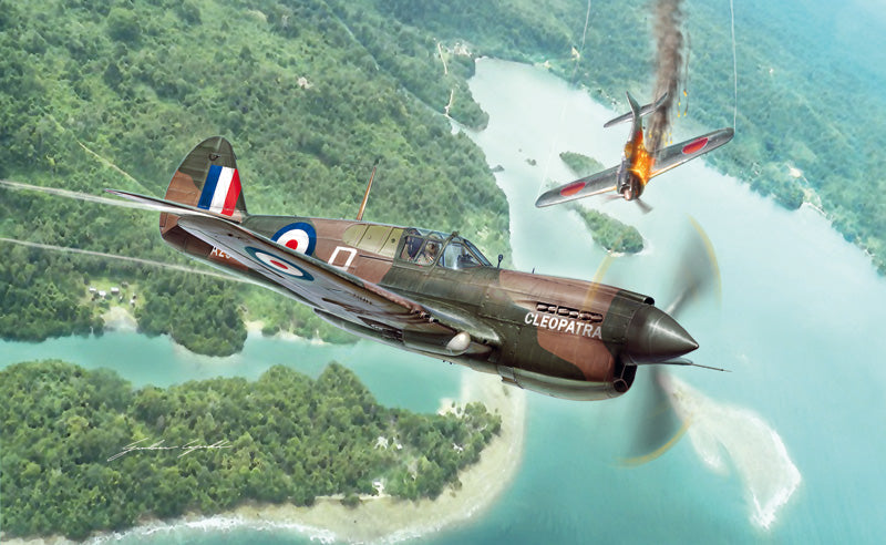 Italeri 1/48 P-40 E/K KITTYHAWK Plastic Model Kit Italeri