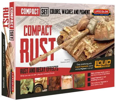 LifeColor Rust Compact Set (22ml x 6) Lifecolor