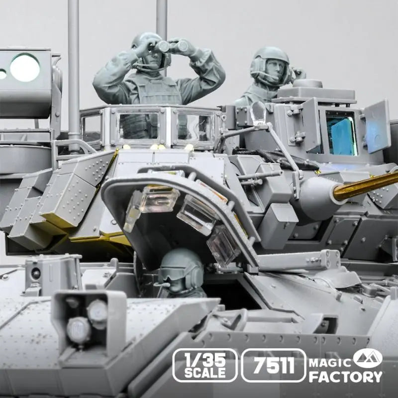 Magic Factory 1/35 Modern U.S. Army Combat Vehicle Crew Set (2020s) Plastic Model Kit Magic Factory