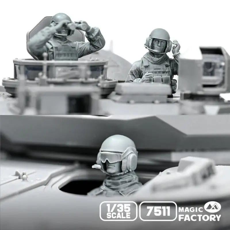 Magic Factory 1/35 Modern U.S. Army Combat Vehicle Crew Set (2020s) Plastic Model Kit Magic Factory