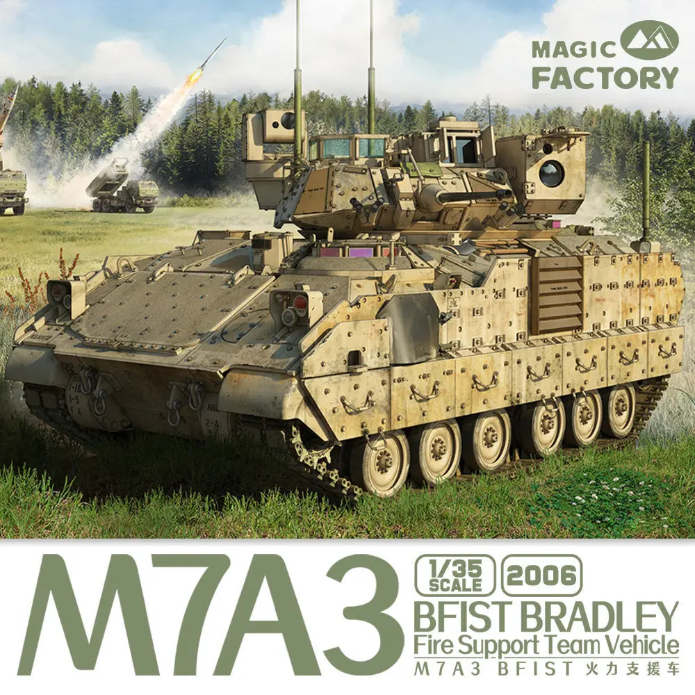 Magic Factory 1/35 M7A3 BFIST Fire Support Vehicle Plastic Model Kit Magic Factory