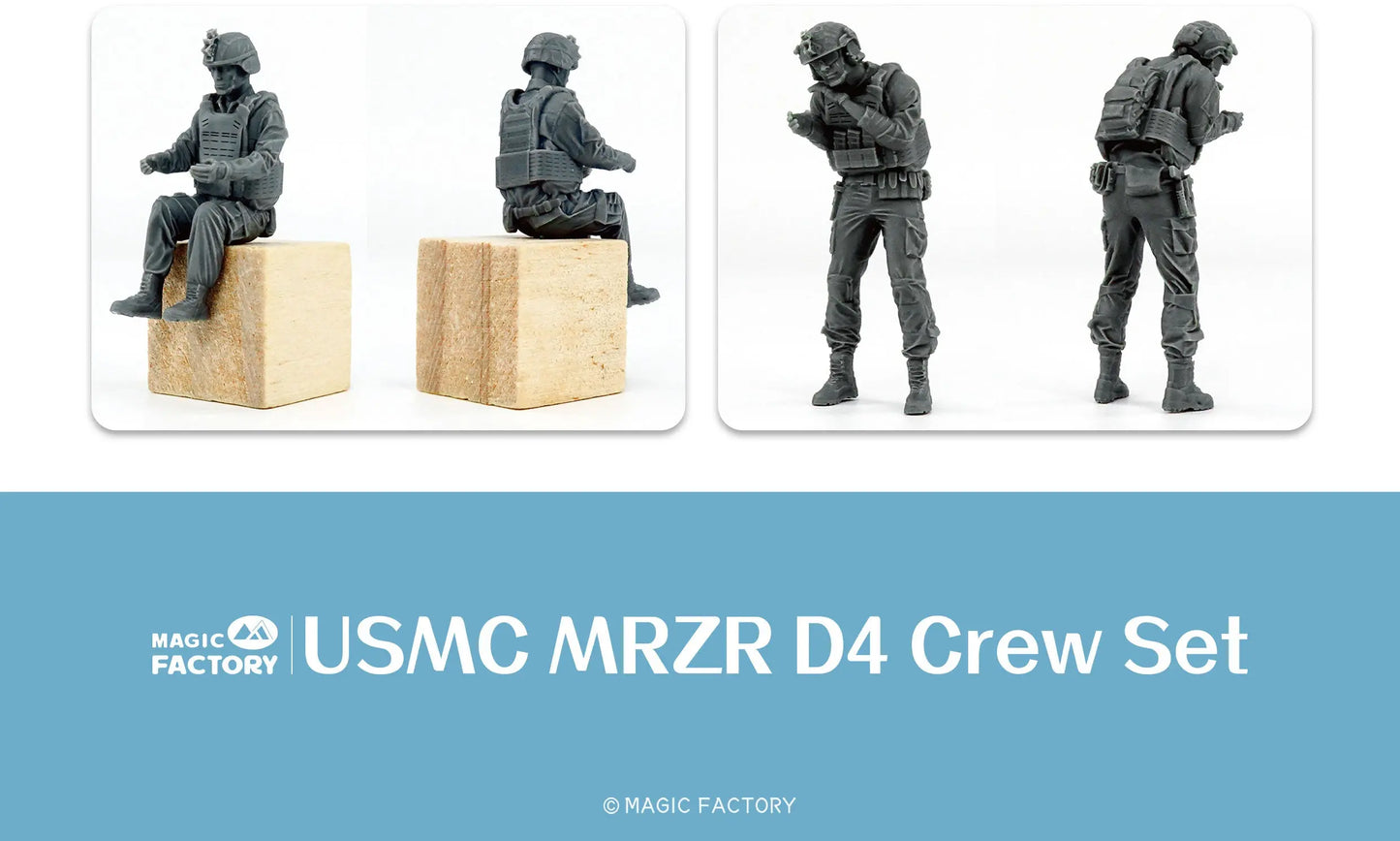 Magic Factory 1/35 USMC MRZR D4 Crew Set Magic Factory