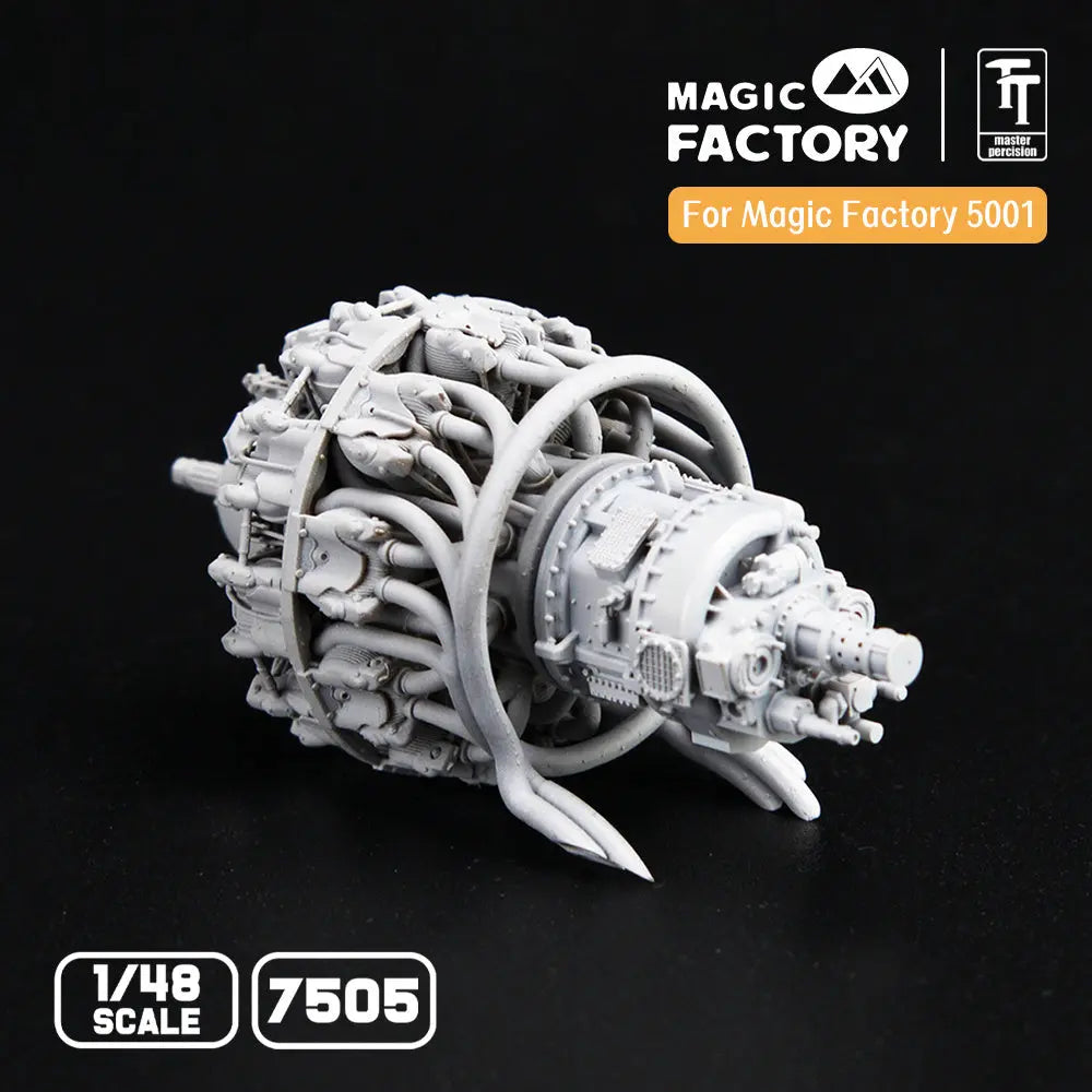 Magic Factory 1/48 P&W R-2800 Engine Separate Display Version (3D printed) Magic Factory